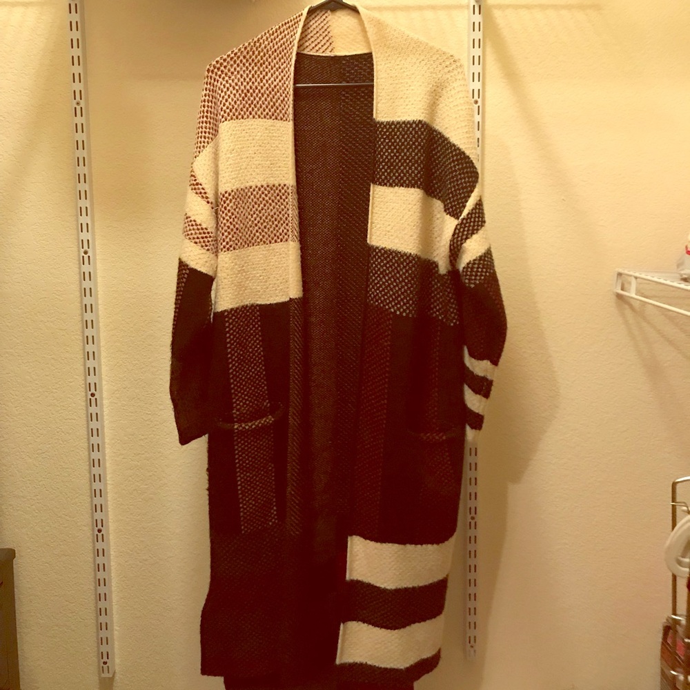 Max Studio Full Length Sweater Jacket
